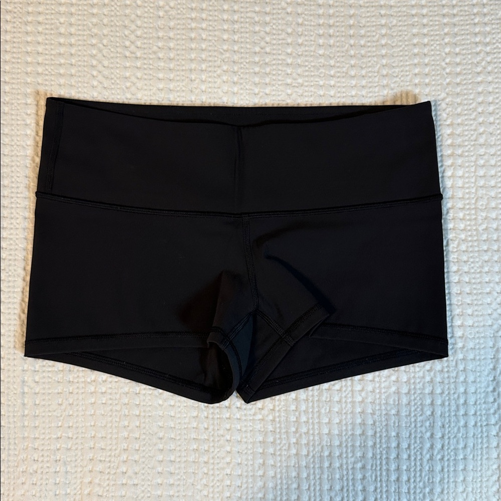 Lululemon biker shorts 2 inch inseam, lux stream fabric